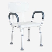 Silla de Ducha con Apoya Brazos 2.0