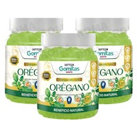 PACK 3 GOMITAS ORÉGANO 130UND SOTTCORLABS