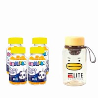 COMBO GOMITAS PARA NIÑOS ELITE NUTRITION KIDS - 4 ELITE GOOD NIGHT + TOMATODO