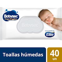 Toallas Húmedas Babysec Super Premium 40 un