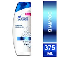 Shampoo Head & Shoulders Limpieza Renovadora - Frasco 375 ML