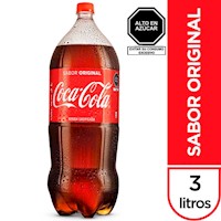 Gaseosa COCA COLA Botella 3L