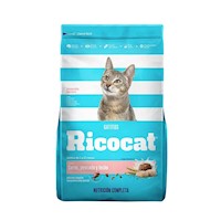 Comida para Gatitos RICOCAT Carne, Pescado y Leche Bolsa 15kg