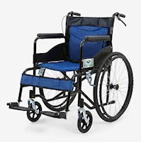 Silla de Ruedas Ultra Liviana Premium - Azul