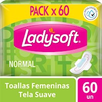 Toallas Femeninas Ladysoft Normal Tela 60 un