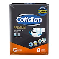 Pañal Adulto Cotidian Premium Talla G 8 un