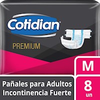 Pañal Adulto Cotidian Premium Talla M 8 un