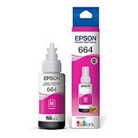 Epson - Botella de tinta T664 Magenta