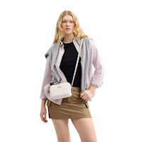 Cartera Crossbody Coach Mini Jamie - Blanco