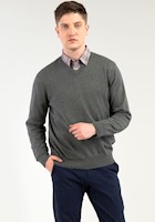 Sweater Dockers Vneck Charcoal