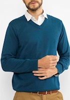 Sweater Dockers V-Neck Deep Blue