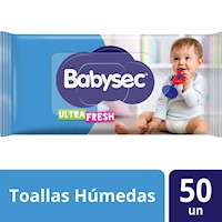 Toallas Húmedas Babysec Ultra 50 un