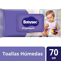 Toallas Húmedas Babysec Premium 70 un