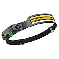 Linterna de Cabeza 3 Líneas BOSSNEY Linterna Frontal con Sensor L3959