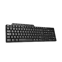 Teclado Slim Multimedia IBLUE USB 79013M-BK