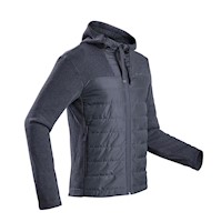 Casaca Hombre Quechua NH100 Hybride - Gris