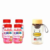 COMBO GOMITAS PARA NIÑOS ELITE NUTRITION KIDS - 4 ELITE CALCIO + TOMATODO