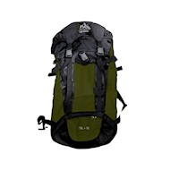 Mochila Campera Impermeable 70L + 10LPara Viajes Trekking Camping - VERDE