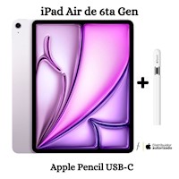 Apple iPad Air 11" Wifi Chip M2 256GB - Purple + Apple Pencil USB - C