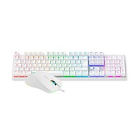 KIT ANTRYX GAMING TECLADO MECANICO + MOUSE GC-3100 WHITE RED SWITCH