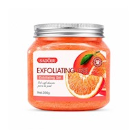 Gel Exfoliante Corporal Facial SADOER 350g Aloe Vera Sal Marina Vitamina E