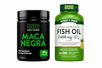 Pack Maca Negra + Fish Oil 2400mg
