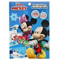Libro de actividades Navideño con Mini Stickers - Mickey y Minnie Mous Disney