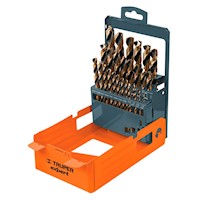 Juego 29 Brocas HSS Metal en Estuche 50004 Truper Expert