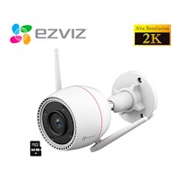 Cámara Seguridad Wifi H3C 3MP Ezviz IP67 Noche Color + Micro SD 64GB