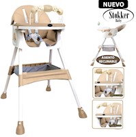 Silla de Comer VENUS Asiento Reclinable BEIGE