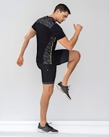 Short deportivo con bolsillo lateral con bóxer interno