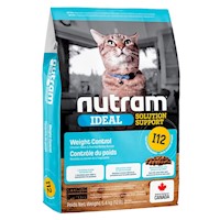 Comida Gato Adulto Solución Control Peso Nutram I12 5.4kg