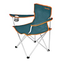 Silla Plegable Playa Camping Truper Con Funda Gris SILLA-30