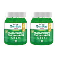 Multivitaminas Para Adultos 130 Gomitas 02 Unidades - Sottcor