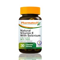Vitamina E 400 Ui Con Selenio 50Mcg Pharmatech 30 Caps
