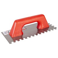 Plancha para Empastar Dentada 28 cm Mango de Plástico Rubi 610000544