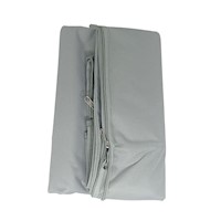 Funda / Forro Para Lavadoras Lona Grueso 10 - 15kg Gris