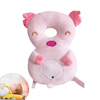 Protector anti caida cerdito rosado para bebe