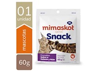 MIMASKOT GATOS SNACK PESCADITOS 60GR