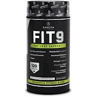 Fit 9 Sascha Fitness Fat Loss Support Powerful Fitness 120 Capsulas
