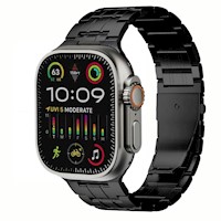 Correa de Titanio Keepwin Mate para Apple Watch Ultra y Ultra 2 Negro