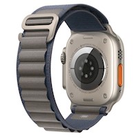 Correa Alpine Loop Ultra para Apple Watch Color Azul Gris