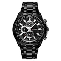 RELOJ CURREN - ULTRA NEGRO - SKU CUR-23