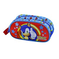 Cartuchera Escolar EVA 3D Sonic Shinny - Scool Magic     