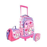 Set Mochiruedas Escolar 3D My Melody - Scool Magic