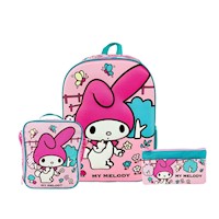 Set Mochila Escolar 3D My Melody Mod.2 - Scool Ranger