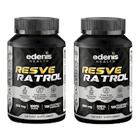 PACK 2 RESVERATROL 120 CÁPSULAS EDENIS HEALTH
