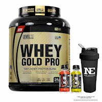 LEVEL PRO WHEY GOLD PRO 5.5 LIBRAS CHOCOLATE + SHAKER