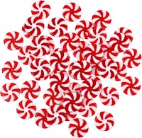 Adornos Navideños 50 piezas de bastón de caramelo de Navidad