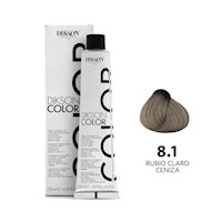 TINTE PARA CABELLO COLOR RUBIO CLARO CENIZA 8.1 DIKSON PROFESSIONAL